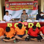 Konferensi pers Polda Bengkulu
