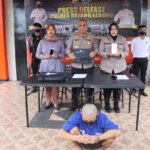 Pelaku Saat Diamankan Dipolres Rejang Lebong