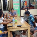 Pelaku Saat Diamankan Dipolsek Talang Empat