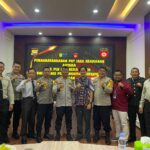 Foto bersama Manager PLN IP UBP Bengkulu dan Dirpamobvit Polda Bengkulu