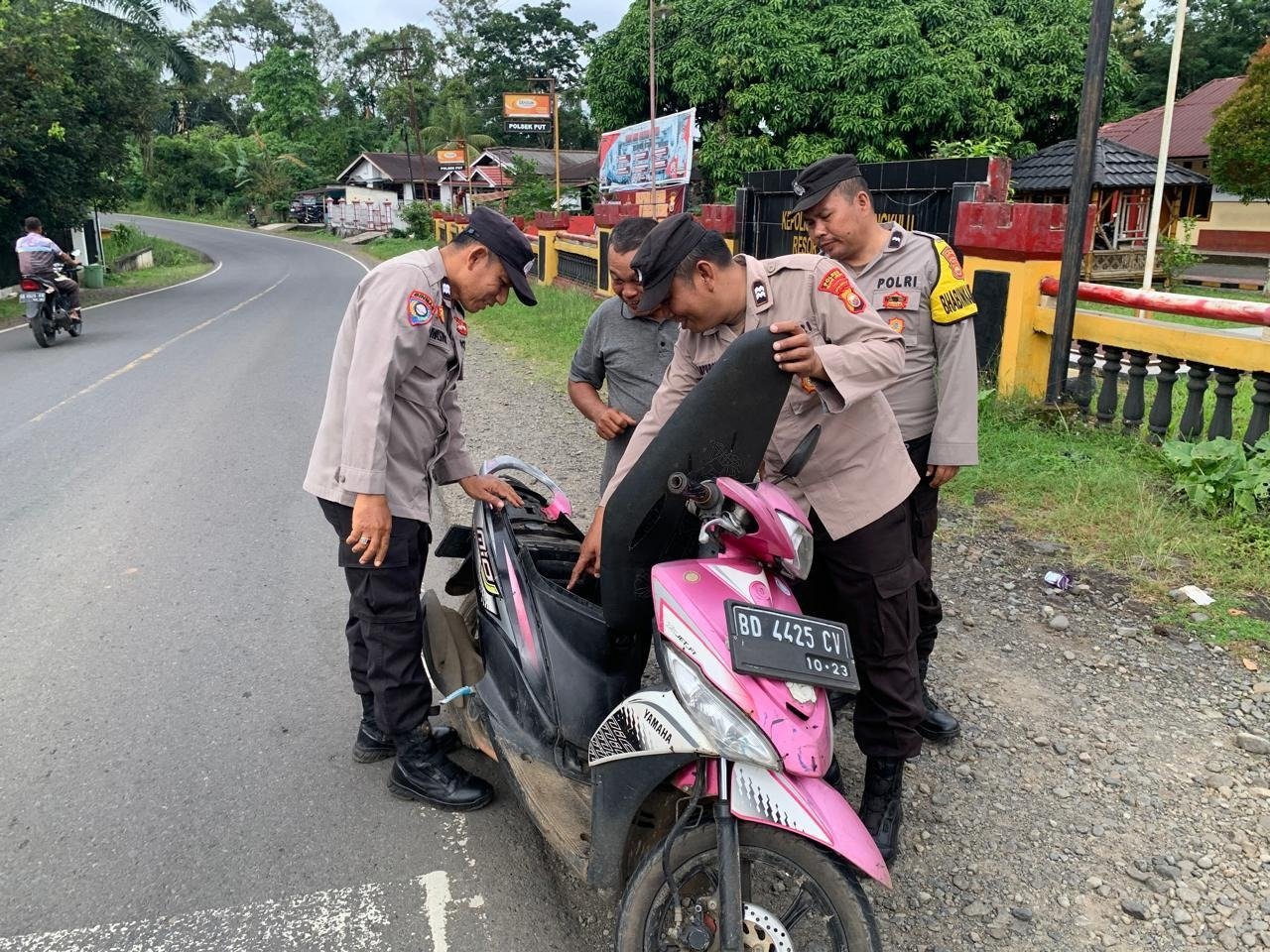 Berikan Rasa Aman Di Jalur Lintas Curup – Lubuk Linggau, Polres Rejang Lebong Rutin Gelar Patroli Siang Dan Malam