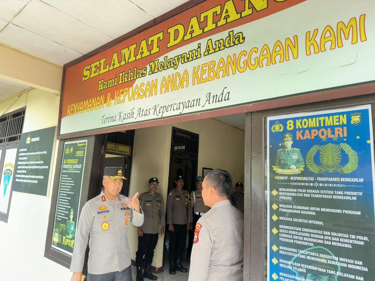 Mengecek Polsek Paling Ujung Perbatasan Sumatera Selatan–Bengkulu, Kapolda Tekankan Kebersihan dan Kesiapsiagaan