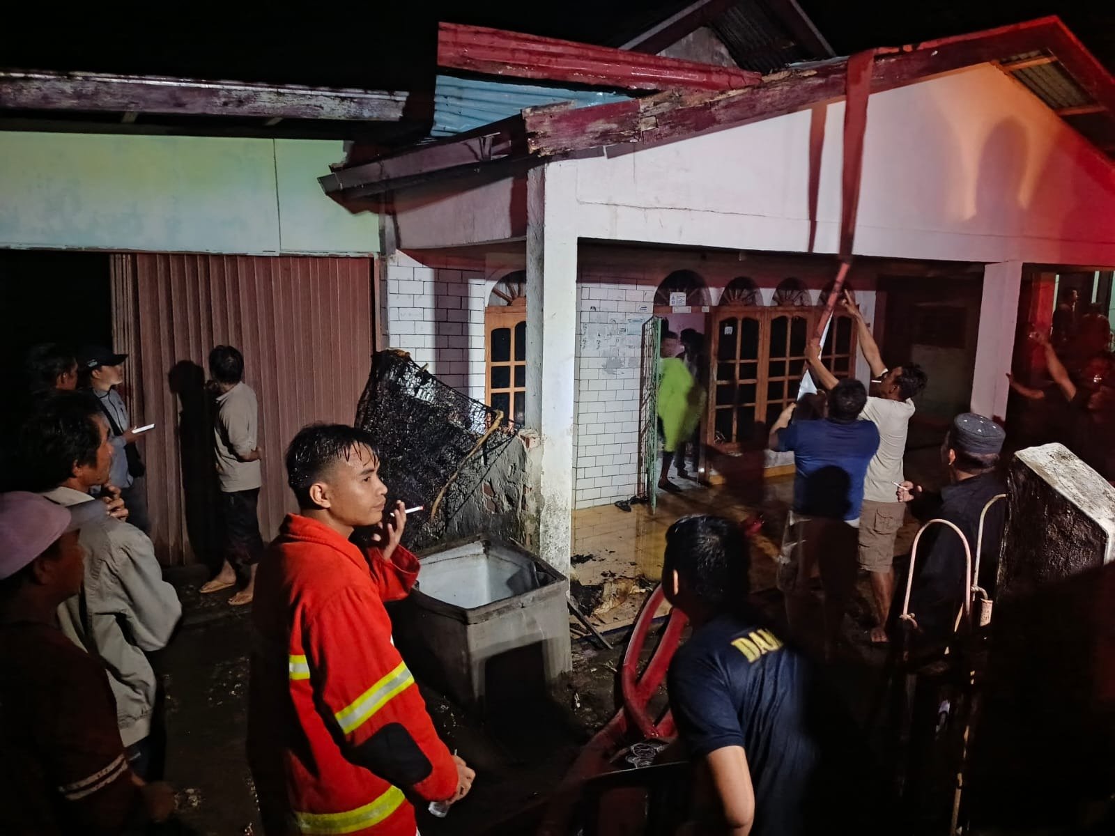 Korsleting Listrik, Rumah Warga di Lebong Sakti Nyaris Ludes Terbakar